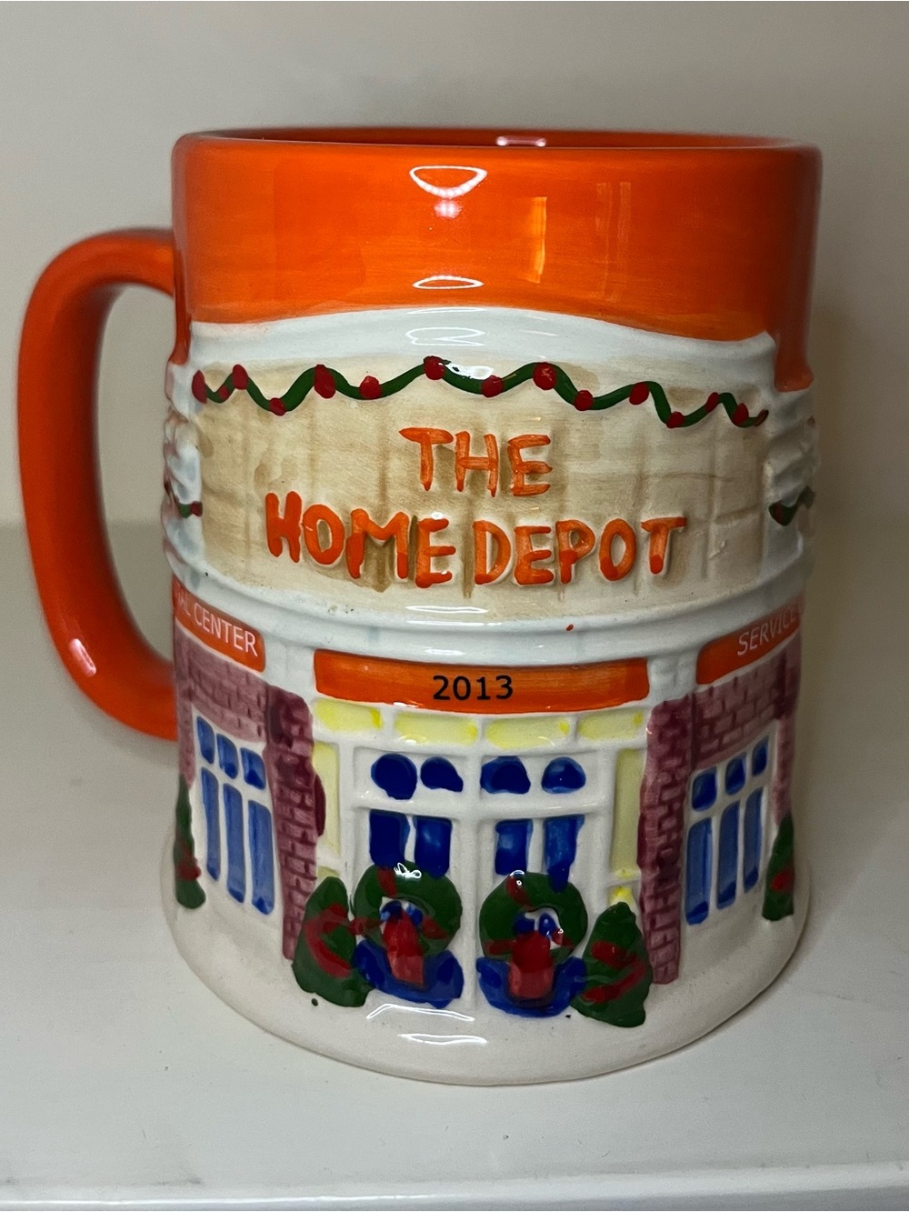 Home Depot Christmas Mug 2013 Mr. Christmas Holiday Collectible